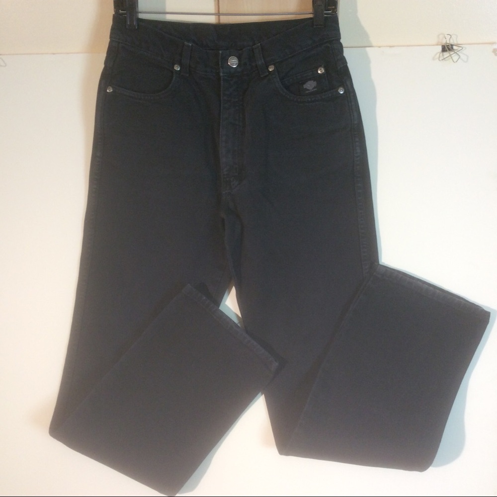 Harley Davidson Black Jeans Bootcut 5 Pocket *WEAR